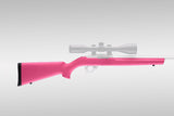 Hogue Ruger 10/22 Rubber OverMolded Stock - Standard Barrel Channel (Pink)