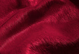 72" X 84" Burgundy Cowhide  Rug