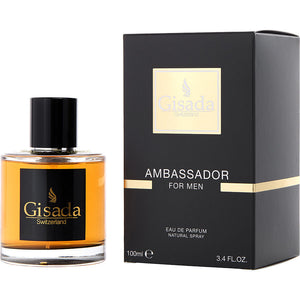 GISADA AMBASSADOR MEN by Gisada (MEN) - EAU DE PARFUM SPRAY 3.4 OZ