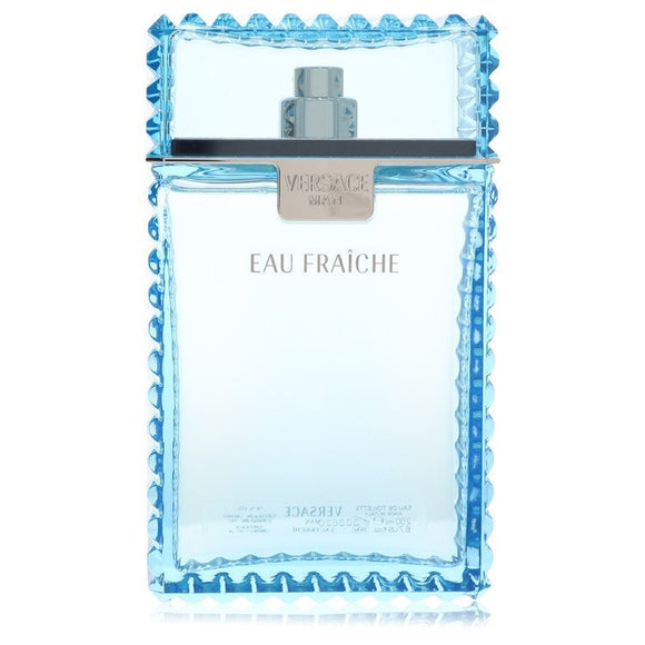 Versace Man by Versace Eau Fraiche Eau De Toilette Spray (Blue unboxed) 6.7 oz (Men)
