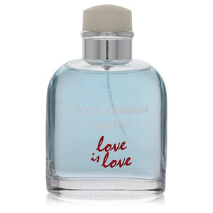 Light Blue Love Is Love by Dolce & Gabbana Eau De Toilette Spray (unboxed) 4.2 oz (Men)