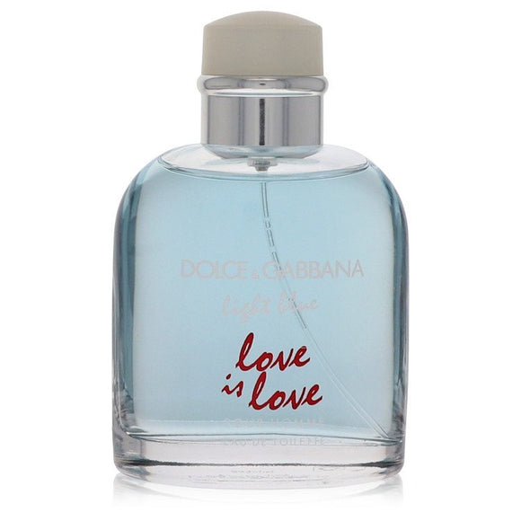Light Blue Love Is Love by Dolce & Gabbana Eau De Toilette Spray (unboxed) 4.2 oz (Men)