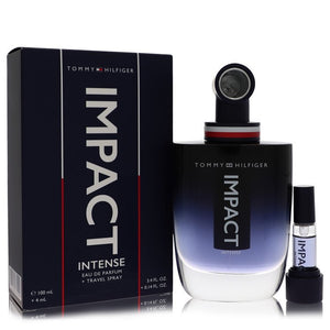 Tommy Hilfiger Impact Intense by Tommy Hilfiger Eau De Parfum Spray + 0.14 Travel Spray 3.4 oz (Men)