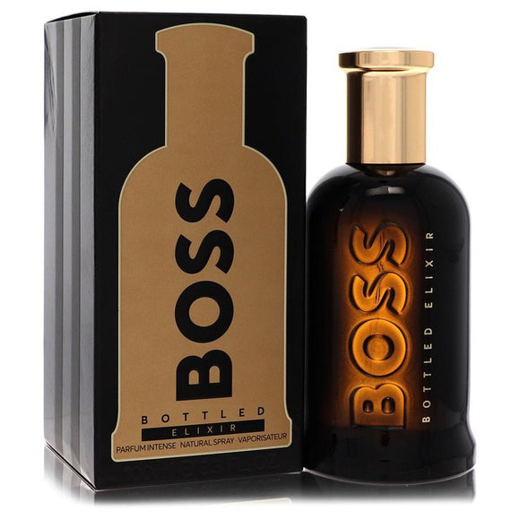 Boss Bottled Elixir by Hugo Boss Parfum Intense Spray (Unboxed) 3.4 oz (Men)
