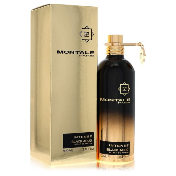 Montale Intense Black Aoud by Montale Eau De Parfum Spray (Unisex) 3.4 oz (Men)