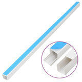 Cable Trunking Self-Adhesive 1.2"x0.6" 32.8' PVC