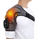 Electric Heating Shoulder Massage Wrap For Arthritis Joint Pain Relief 3 Levels Vabration Brace Support Physiotherapy Therapy