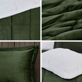 Plush to Sherpa Down Alternative Comforter Set