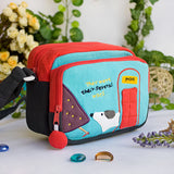 [Hanging Around] Embroidered Applique Swingpack Bag Purse / Wallet Bag / Shoulder Bag (7.1*5.3*3.7)