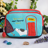 [Hanging Around] Embroidered Applique Swingpack Bag Purse / Wallet Bag / Shoulder Bag (7.1*5.3*3.7)