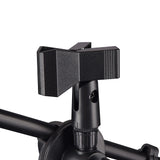 Mic Stand w/ Boom Arm 2mic Black