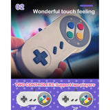 SNES HD TV Video Game Console Built-in 821 Games Dual Handheld Retro Wired Controller US plug