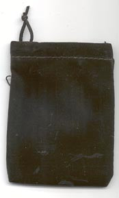 Black Velveteen Bag