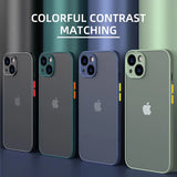 Material: PU, Color: Blue - Matte Phone Case for IPhone 13 12 11 14 Pro Max Mini Luxury Soft Silicone Shockproof Case for IPhone X XS Max XR 15 7 8 Plus SE