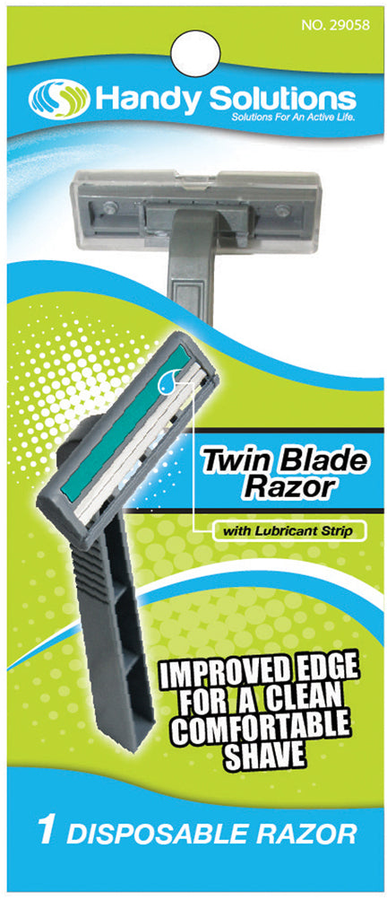 . Case of [288] Men's Twin-Blade Razors - Lubricant Strip .