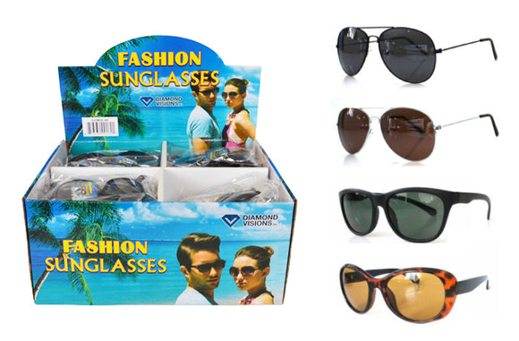 . Case of [48] Fashion Sunglasses With Display .