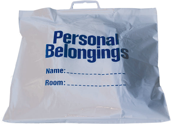 . Case of [250] Personal Belongings Bags - Snap Close, Label .
