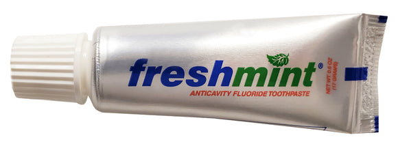 . Case of [720] Bulk Freshmint Anti-Cavity Toothpaste - 0.6 oz, 720 Tubes .